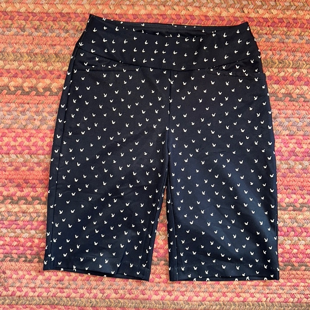 NWT BLACK TAIL FREE BIRD PRINT GOLF TENNIS LONG SHORTS